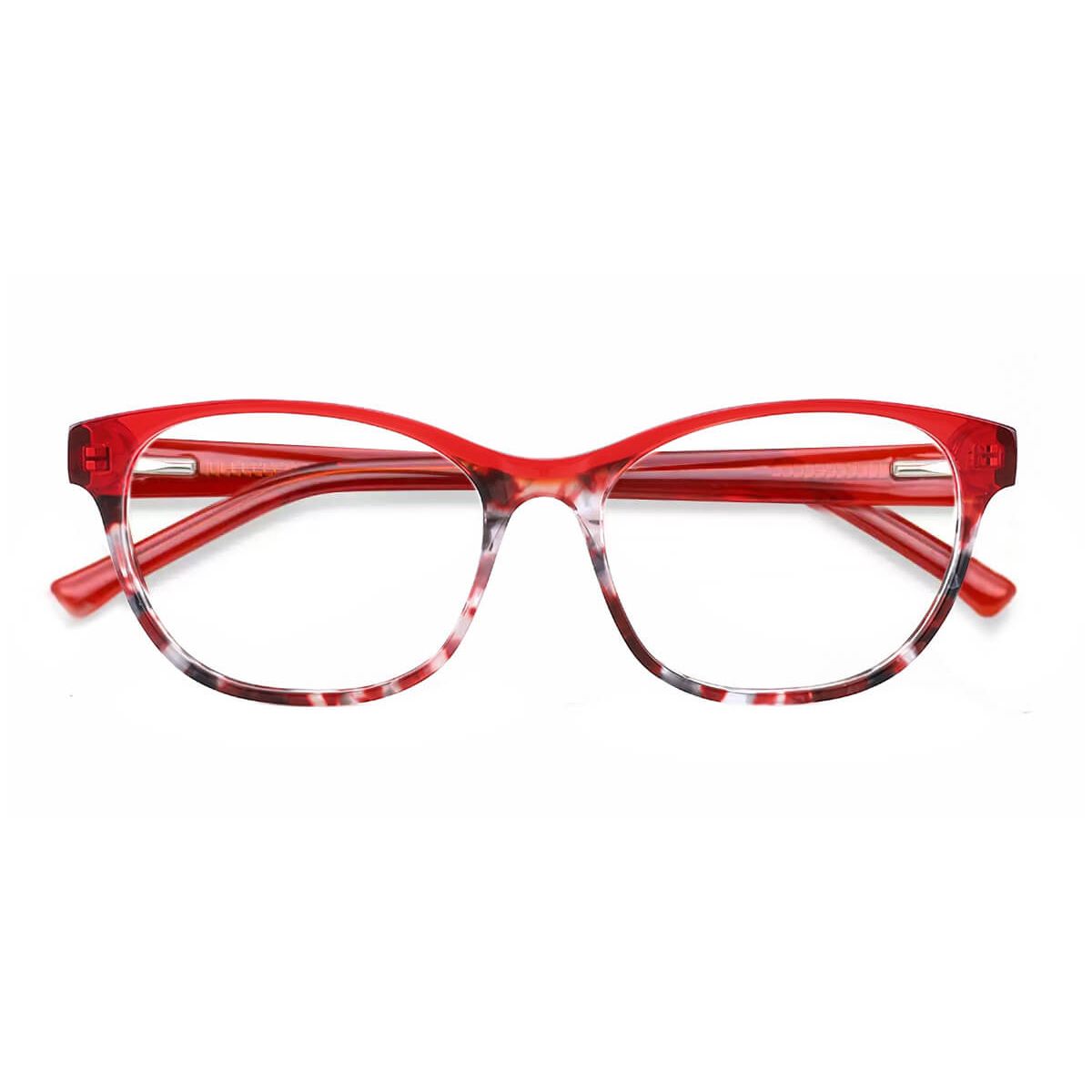 21224 Oval Cat Eye Butterfly Tortoise Eyeglasses Frames Leoptique 2606