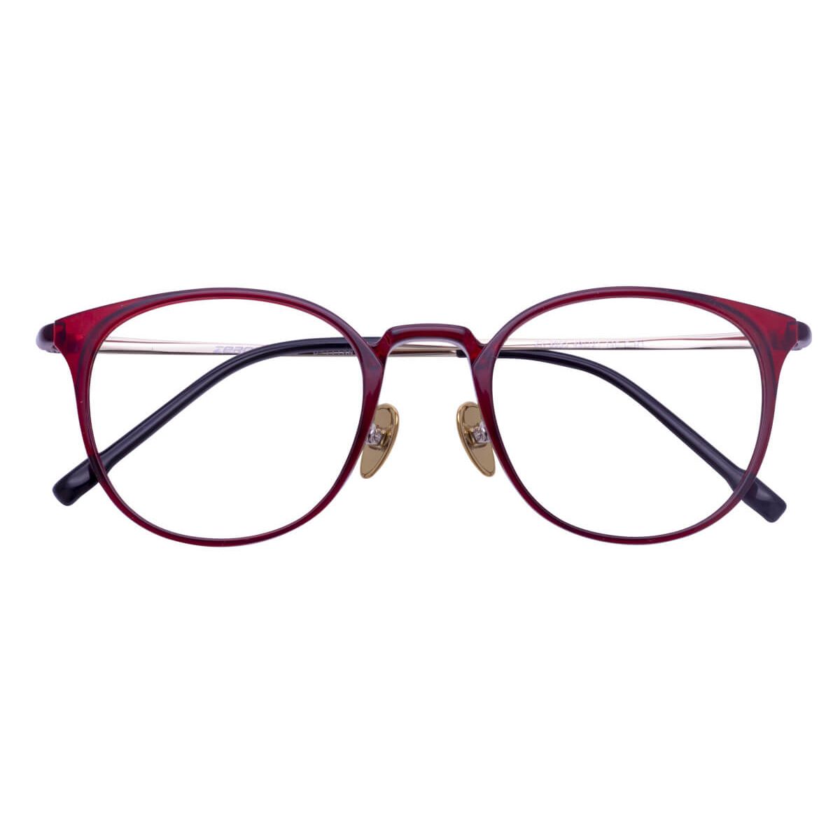 3953 Oval Red Eyeglasses Frames Leoptique 2756