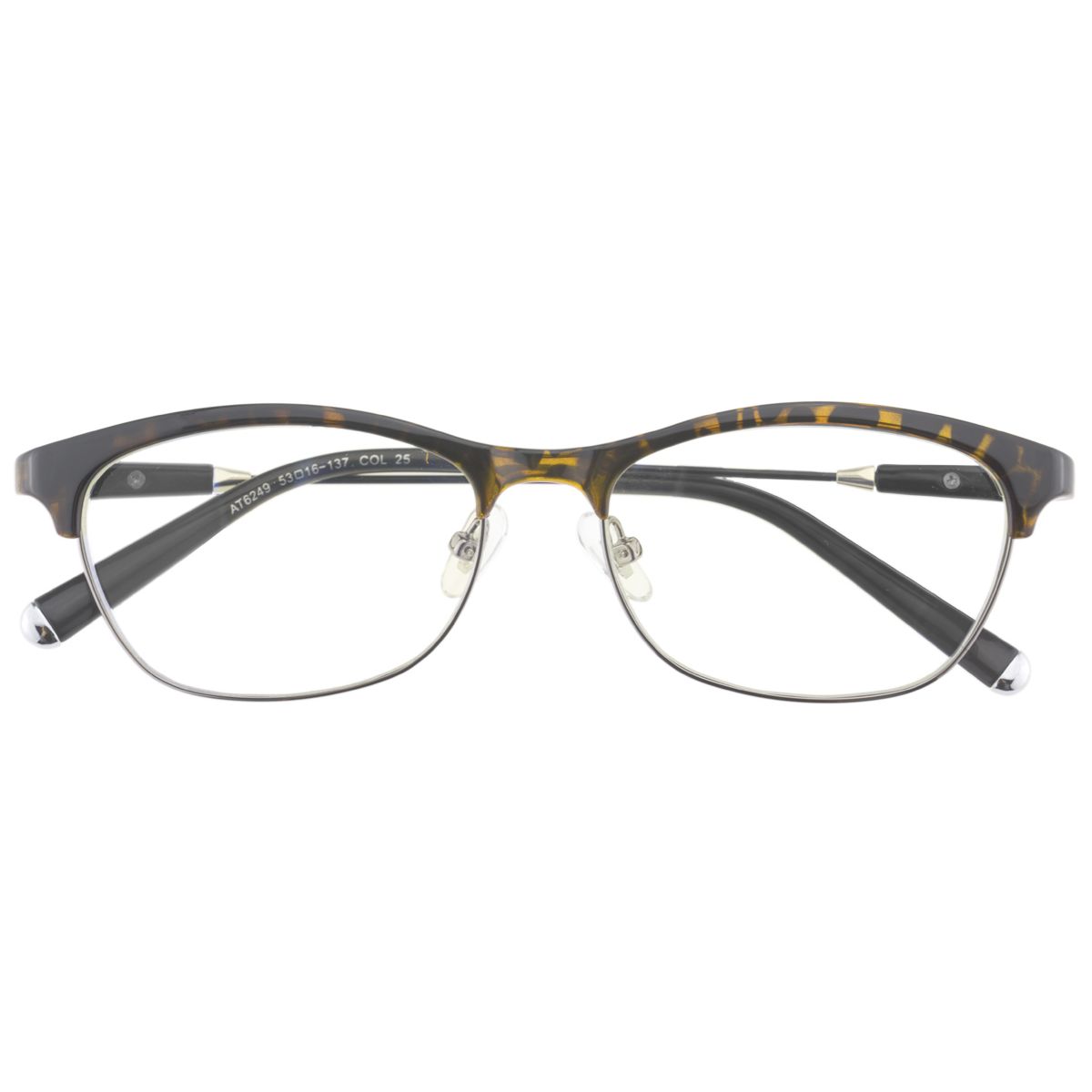 6249 Browline Black Eyeglasses Frames Leoptique 5356