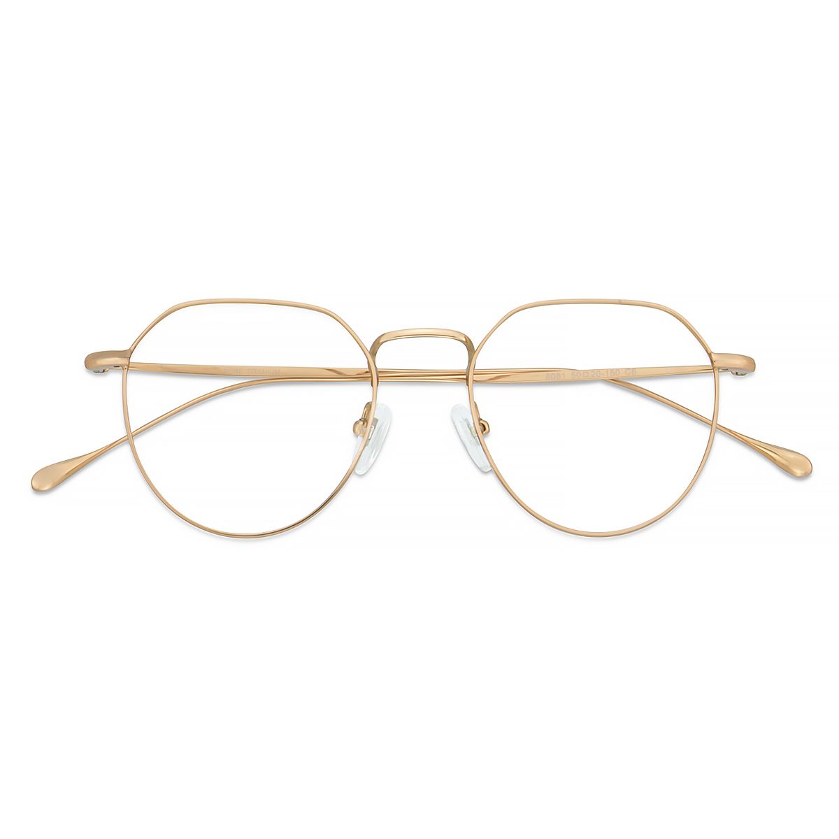 8081 Round Yellow Eyeglasses Frames Leoptique