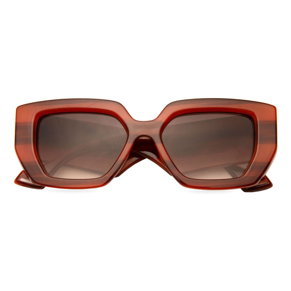 86320 Rectangle Striped Eyeglasses Frames | Leoptique