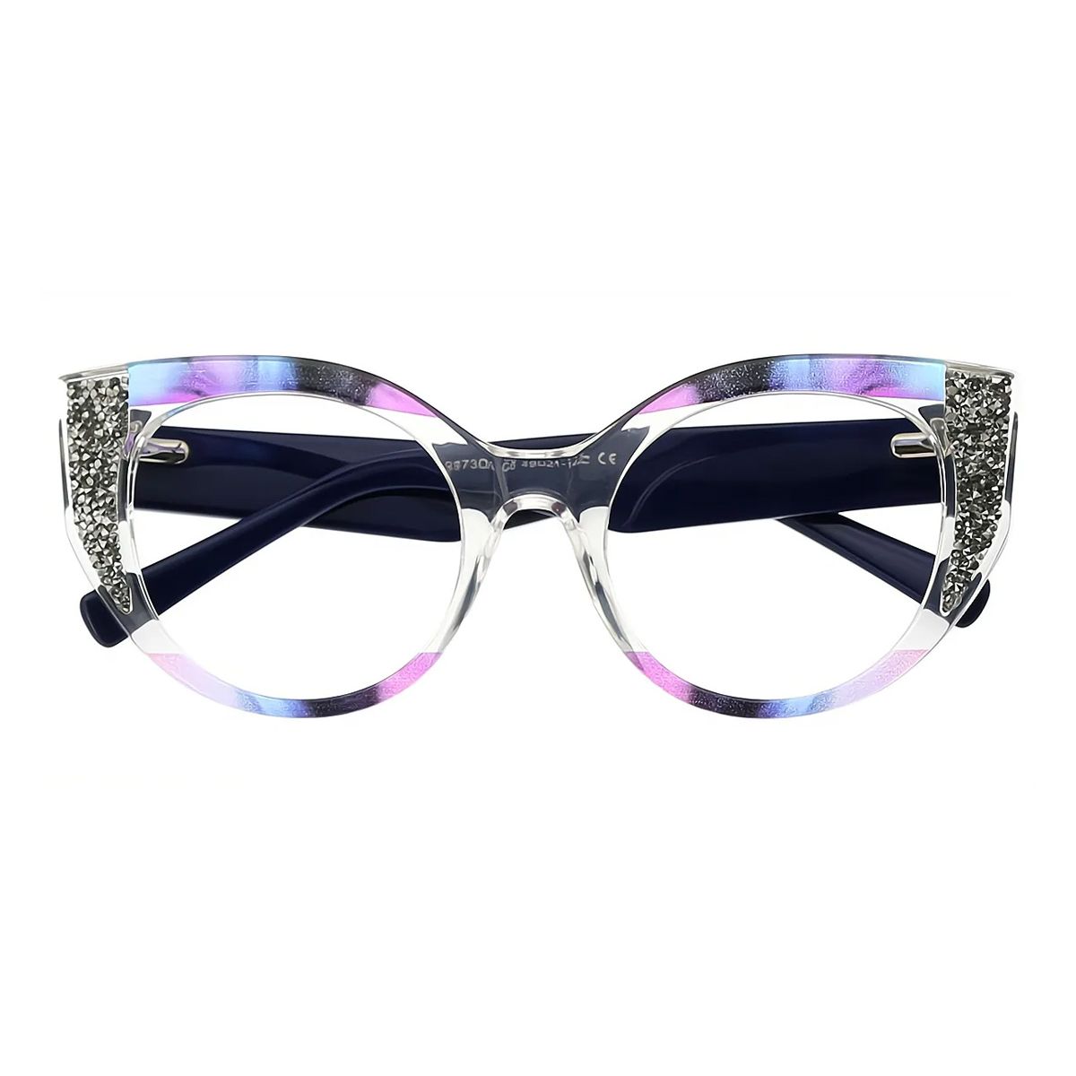 87309 Cat-eye Floral Eyeglasses Frames | Leoptique