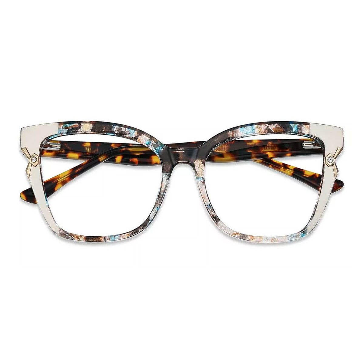 87312 Cat-eye Butterfly Floral Eyeglasses Frames | Leoptique