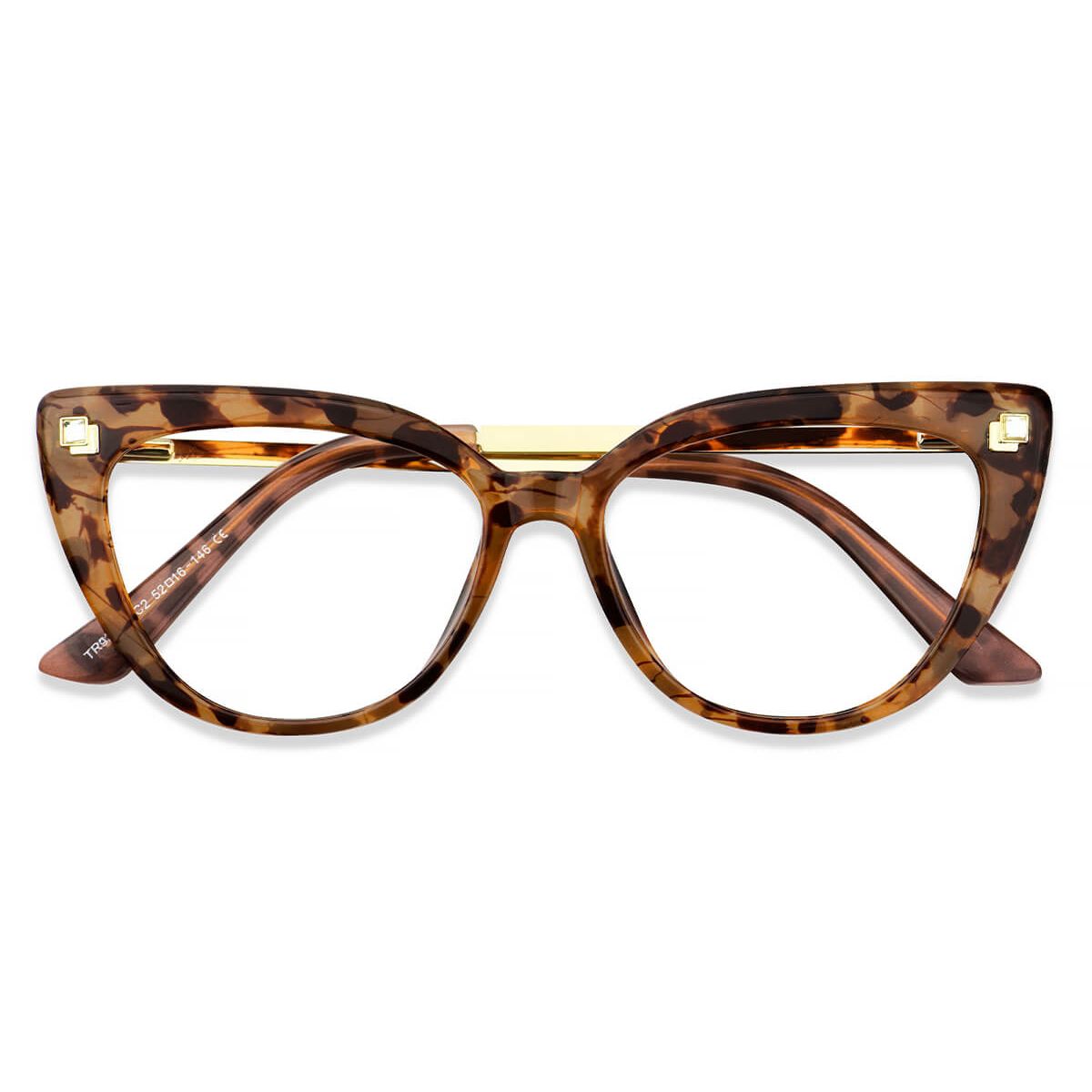 92315 Cat-eye Butterfly Tortoise Eyeglasses Frames | Leoptique