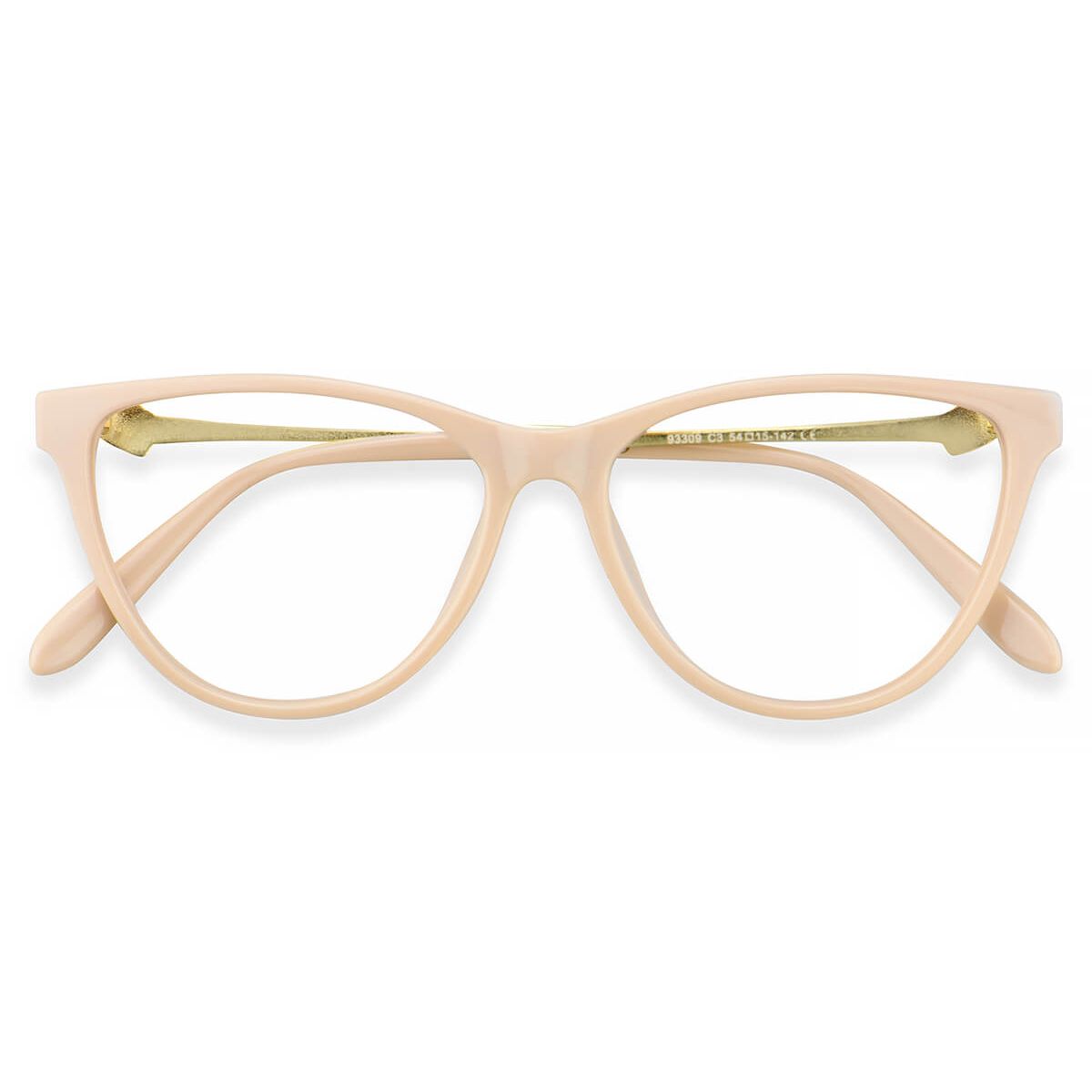 Yellow Spectacles 93309 Cat-eye Butterfly Yellow Eyeglasses Frames | Leoptique