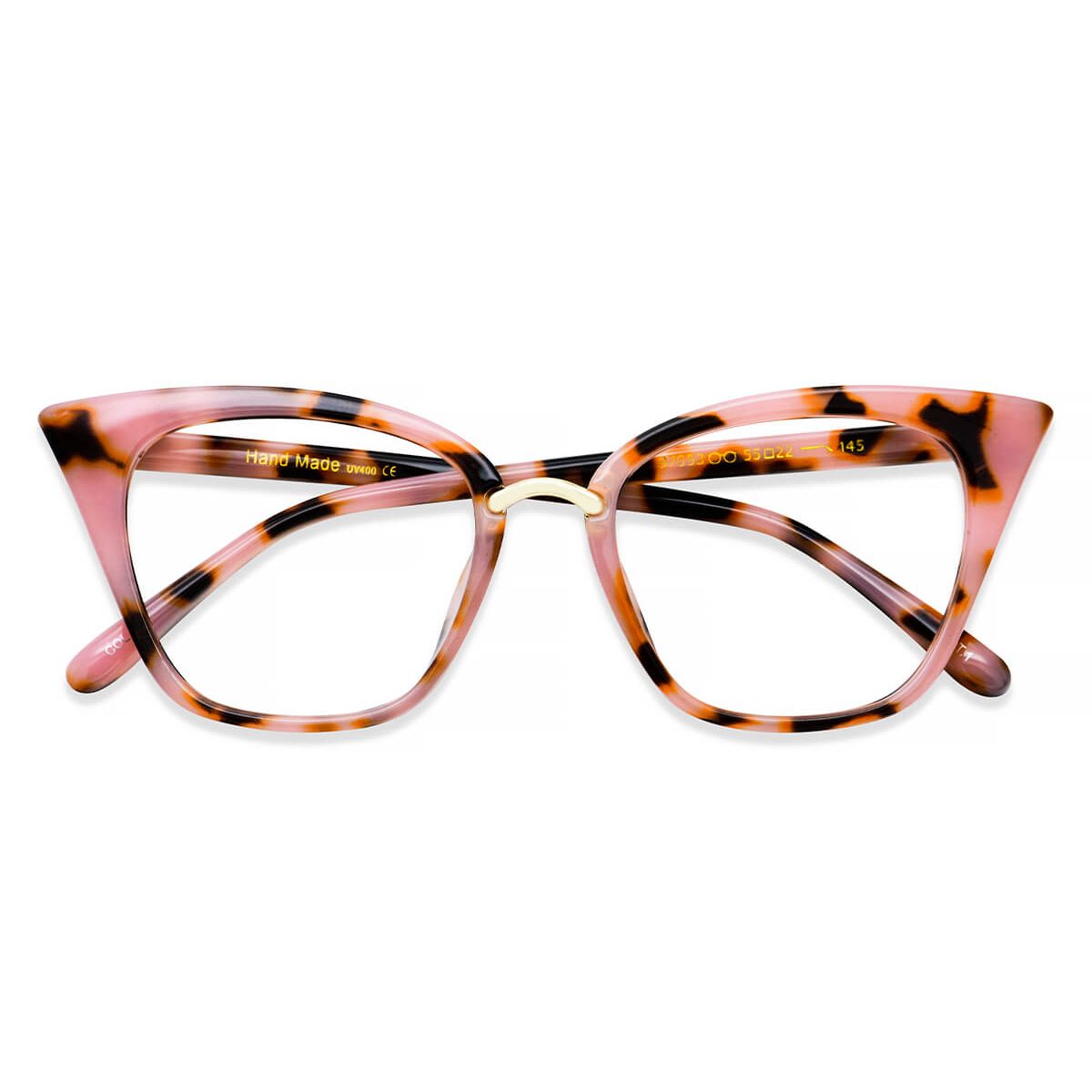 Hormesis EstheeMat ST-240 ピンク 97093 Cat-eye Tortoise Eyeglasses Frames | Leoptique