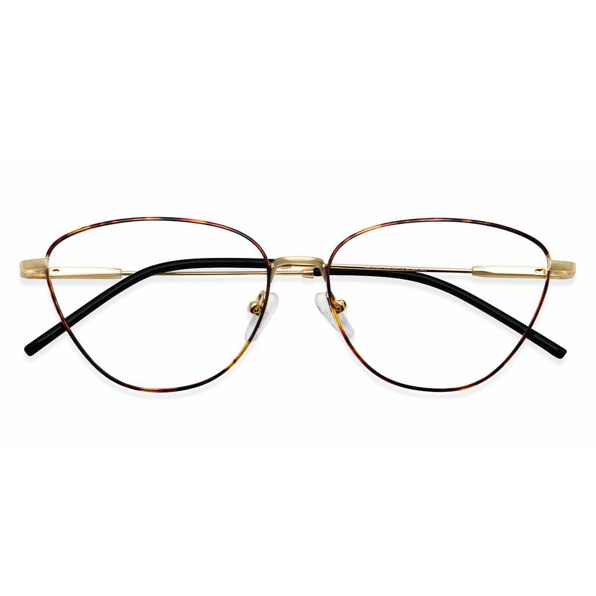 97100 Cat-eye Tortoise Eyeglasses Frames | Leoptique