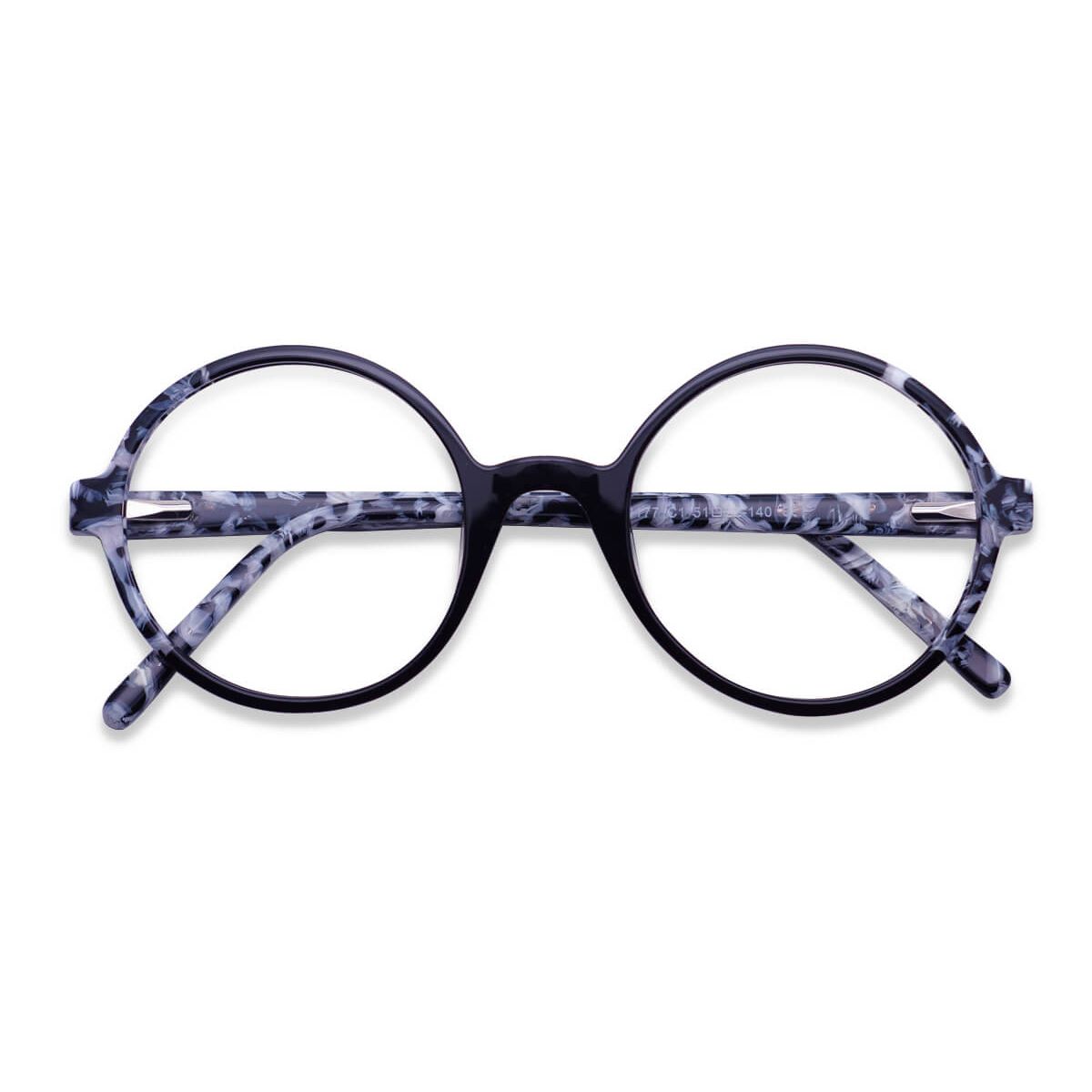 Boa1177 Round Floral Eyeglasses Frames Leoptique 7227