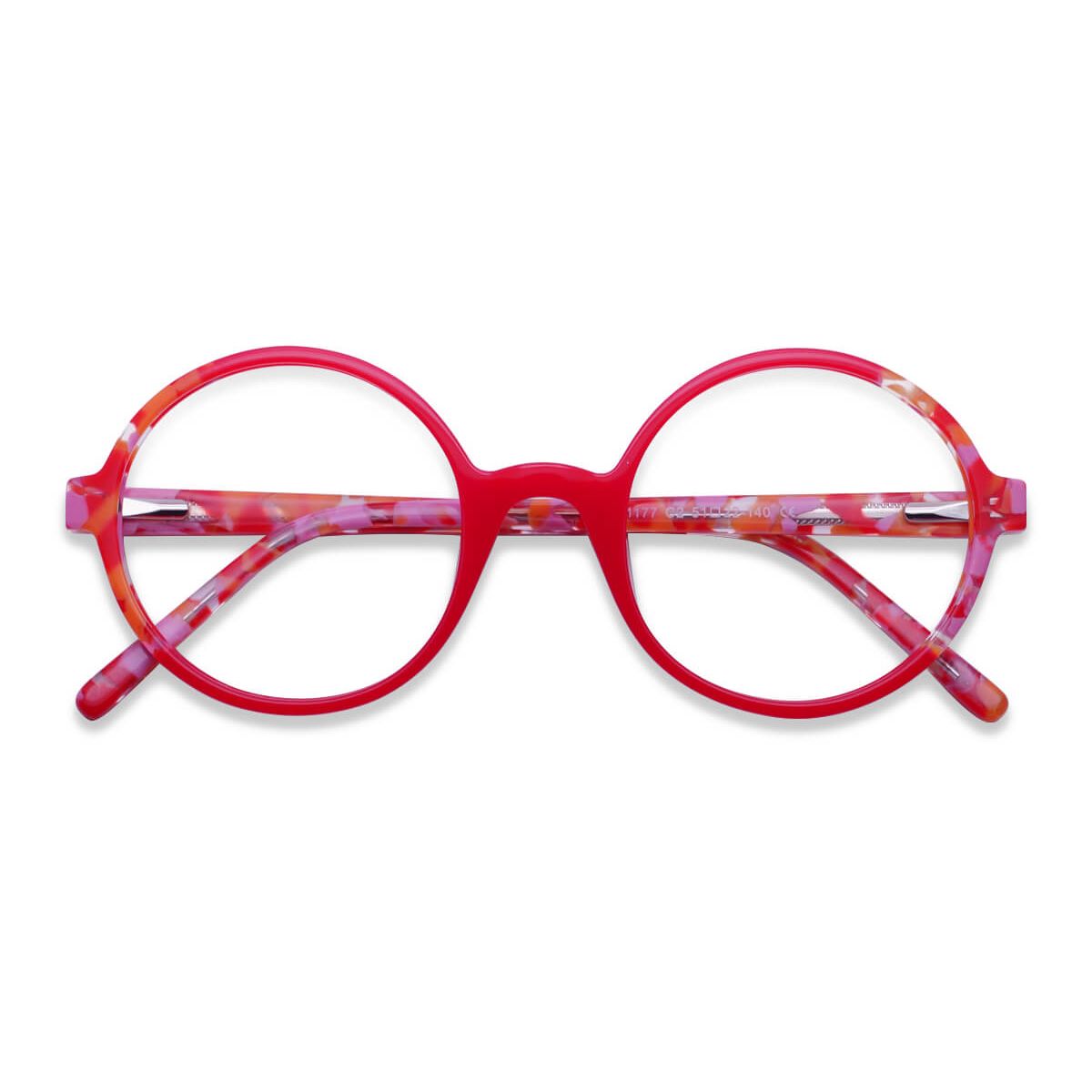 Boa1177 Round Floral Eyeglasses Frames Leoptique 1567