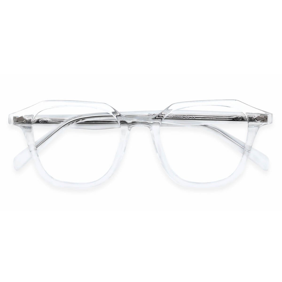 CH2806 Square Clear Eyeglasses Frames | Leoptique