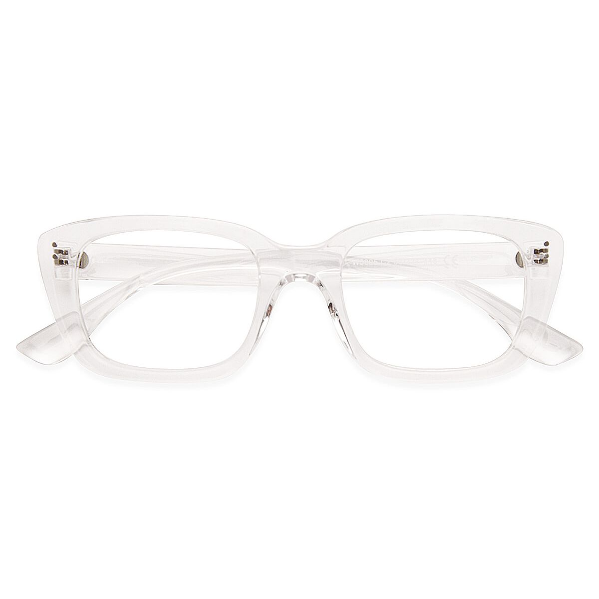 Wy W5005 Rectangle Clear Eyeglasses Frames Leoptique