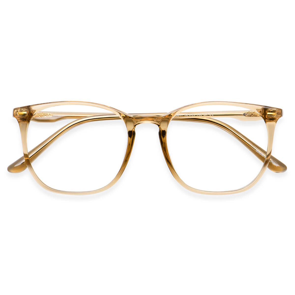 G5811 Oval Yellow Eyeglasses Frames Leoptique 