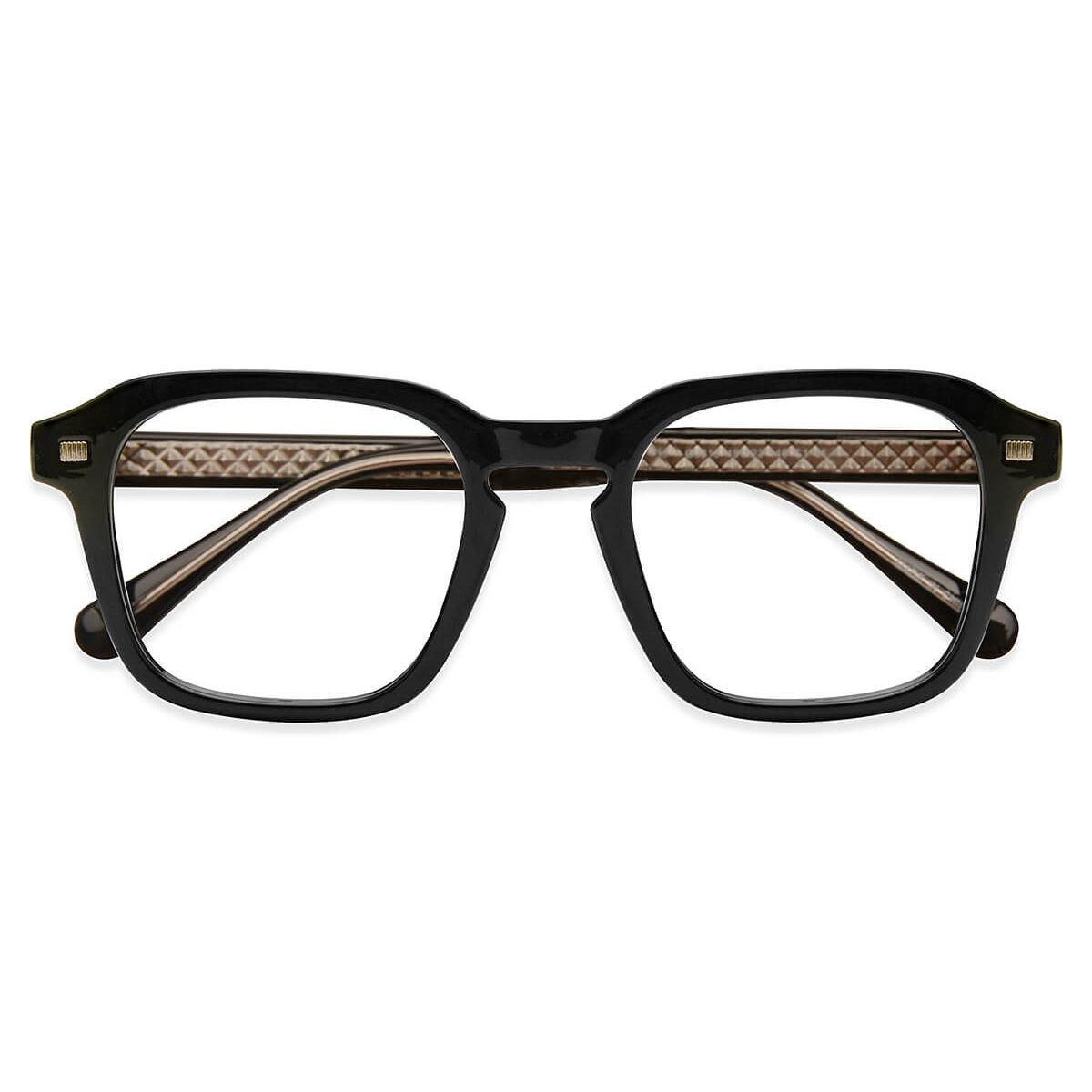 G5815 Square Black Eyeglasses Frames Leoptique 5339