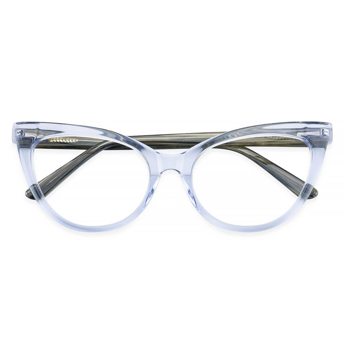 H5057 Cat-eye Gray Eyeglasses Frames | Leoptique