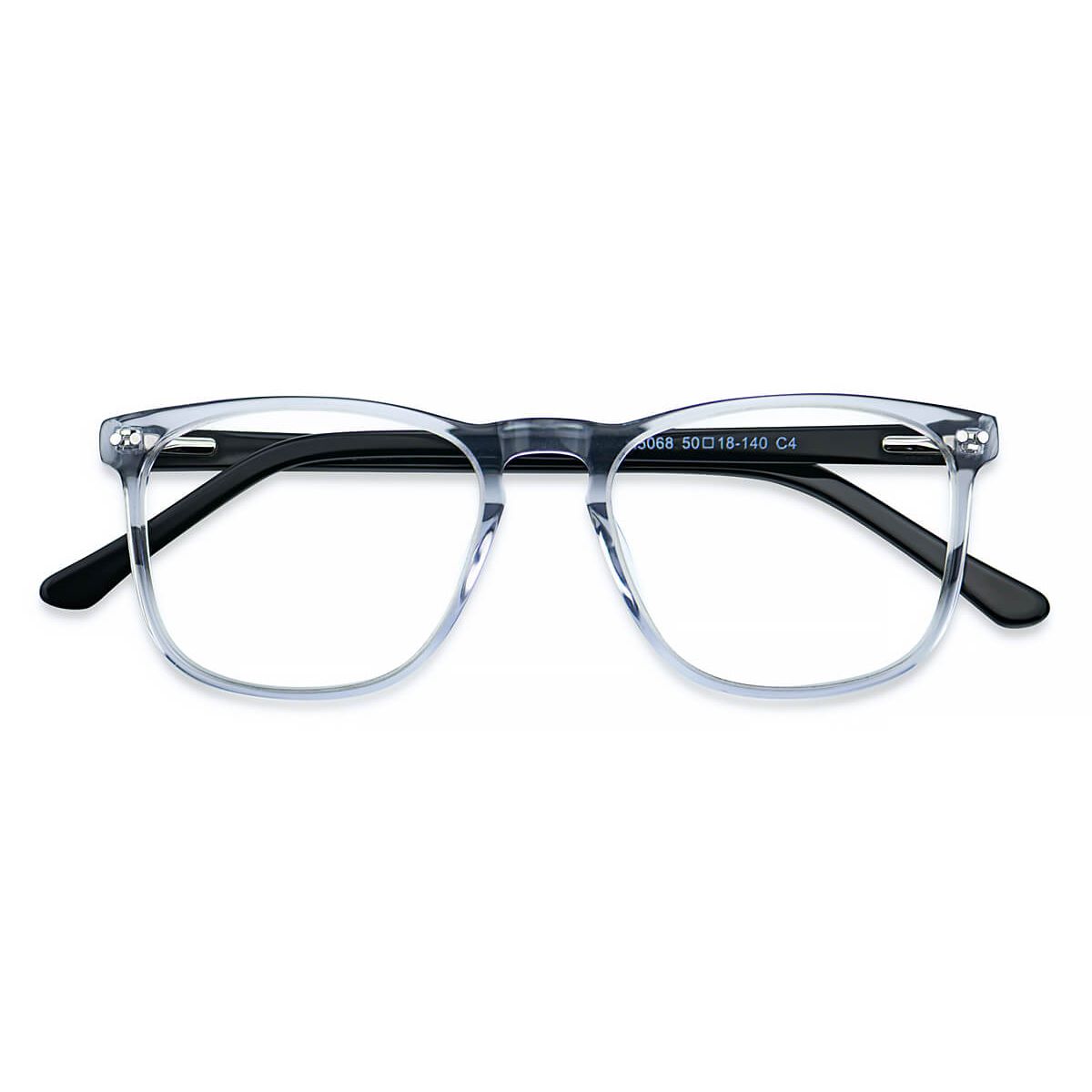 H5068 Square Clear Eyeglasses Frames Leoptique