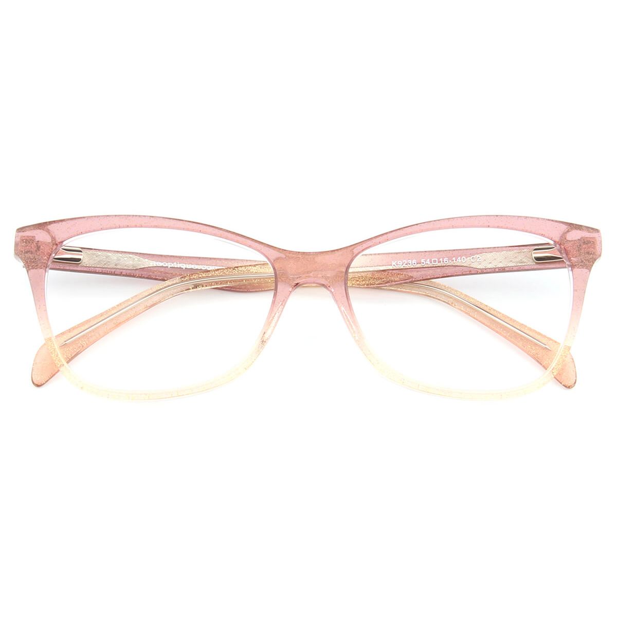 K9236 Oval Wayfarer Pink Eyeglasses Frames | Leoptique