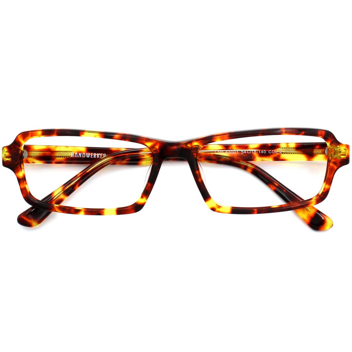 Lto 63001 Rectangle Tortoise Eyeglasses Frames Leoptique