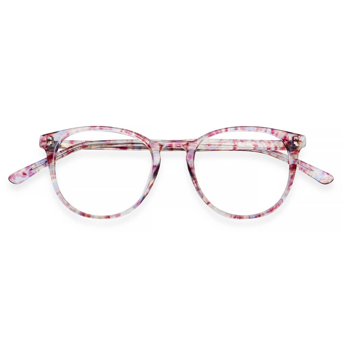 SG-058 Round Floral Eyeglasses Frames | Leoptique