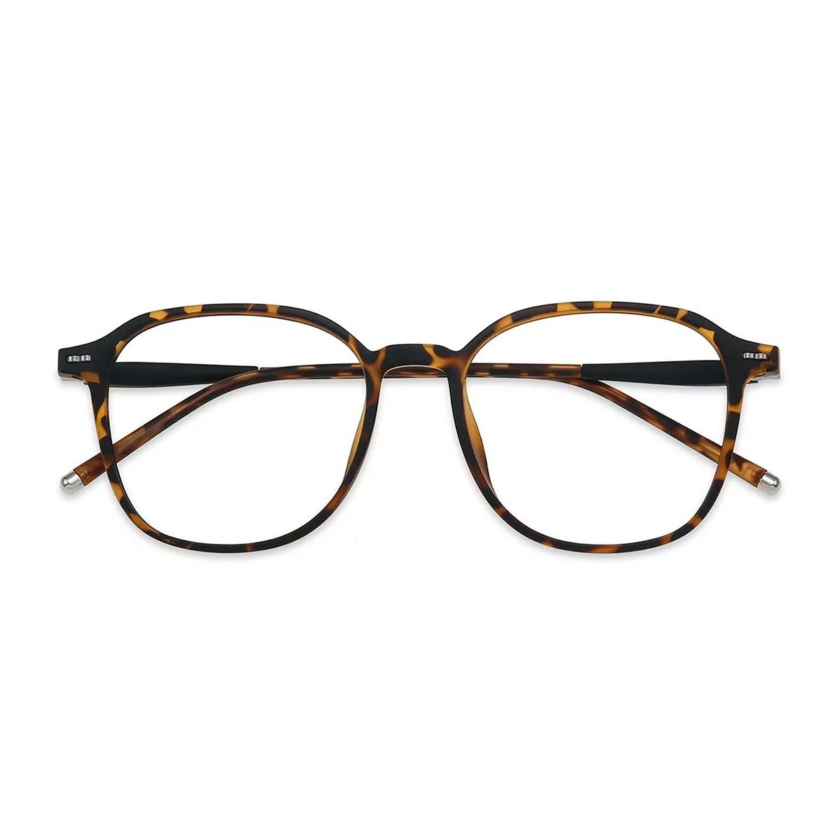 T7276 Oval Tortoise Eyeglasses Frames | Leoptique