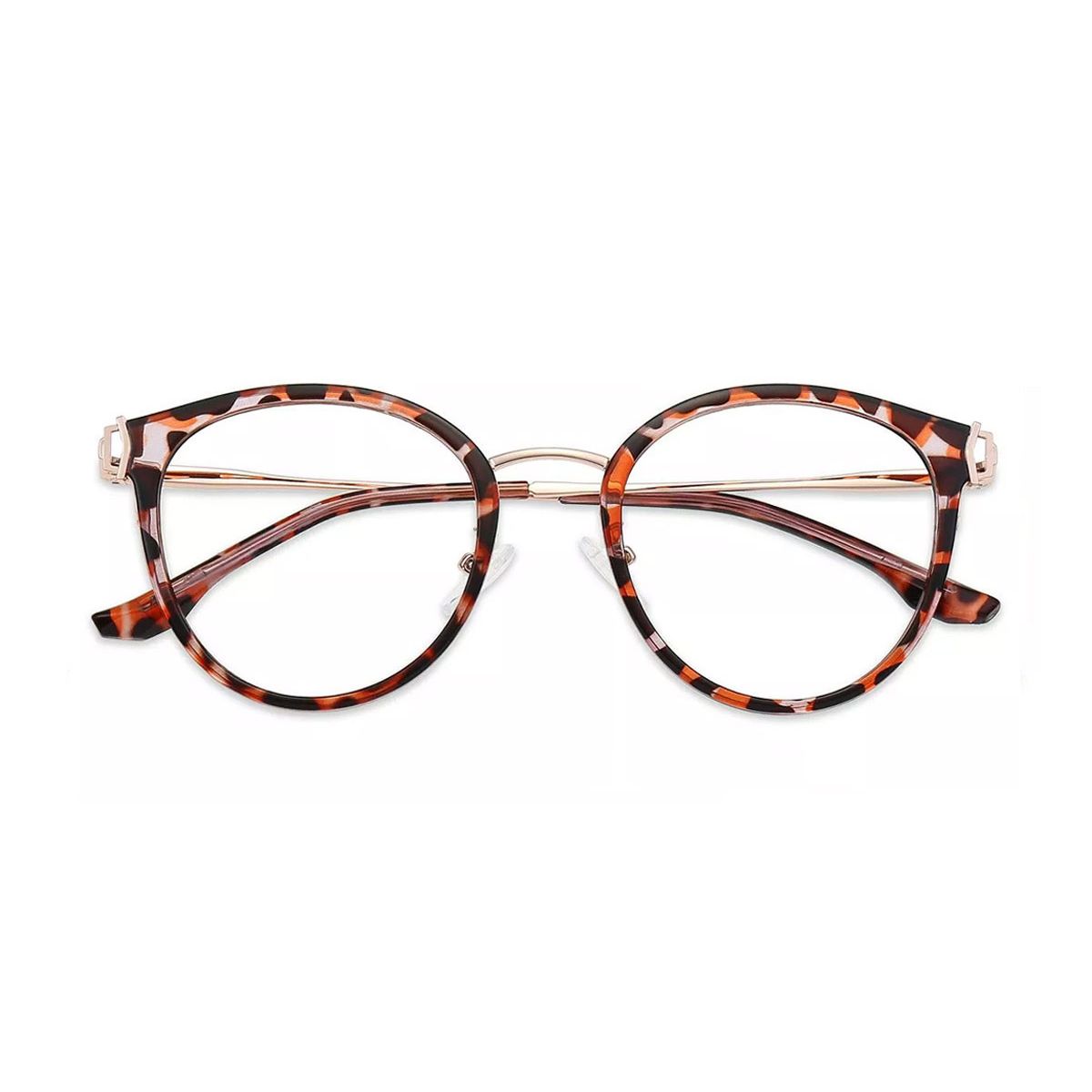 Tj879 Round Oval Floral Eyeglasses Frames Leoptique 1239