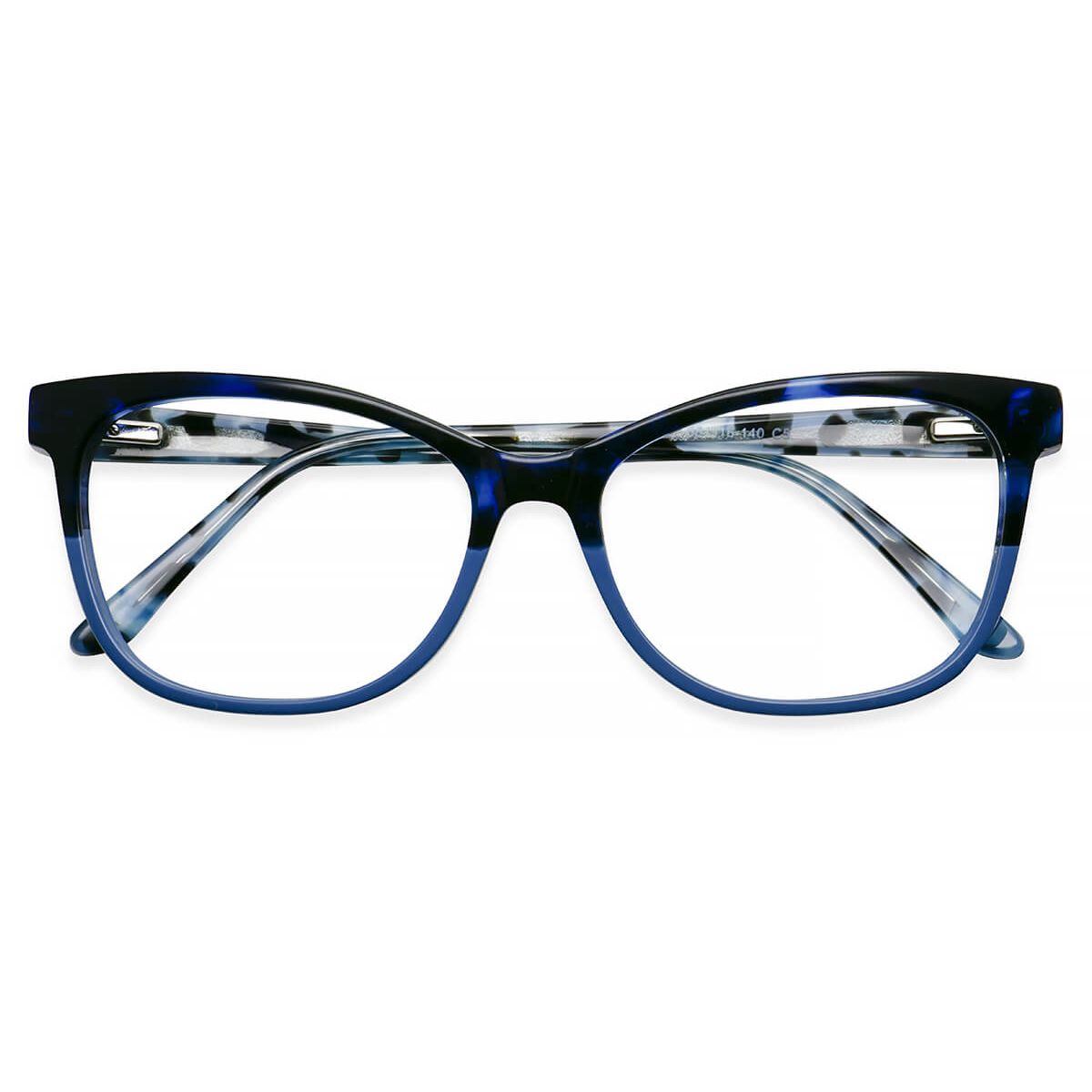 W1002 Oval Floral Eyeglasses Frames Leoptique