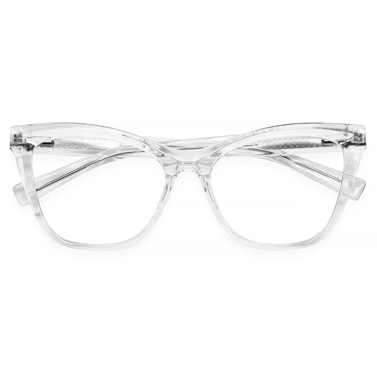 W2021 Cat-eye Butterfly Wayfarer Clear Eyeglasses Frames | Leoptique