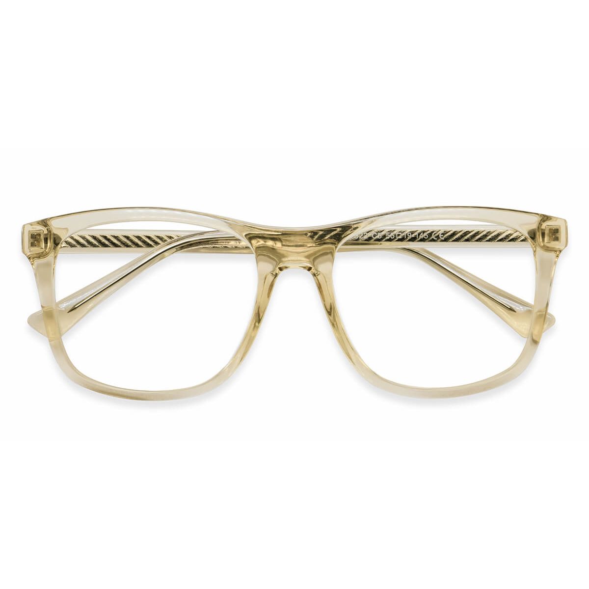 W2022 Oval Yellow Eyeglasses Frames Leoptique