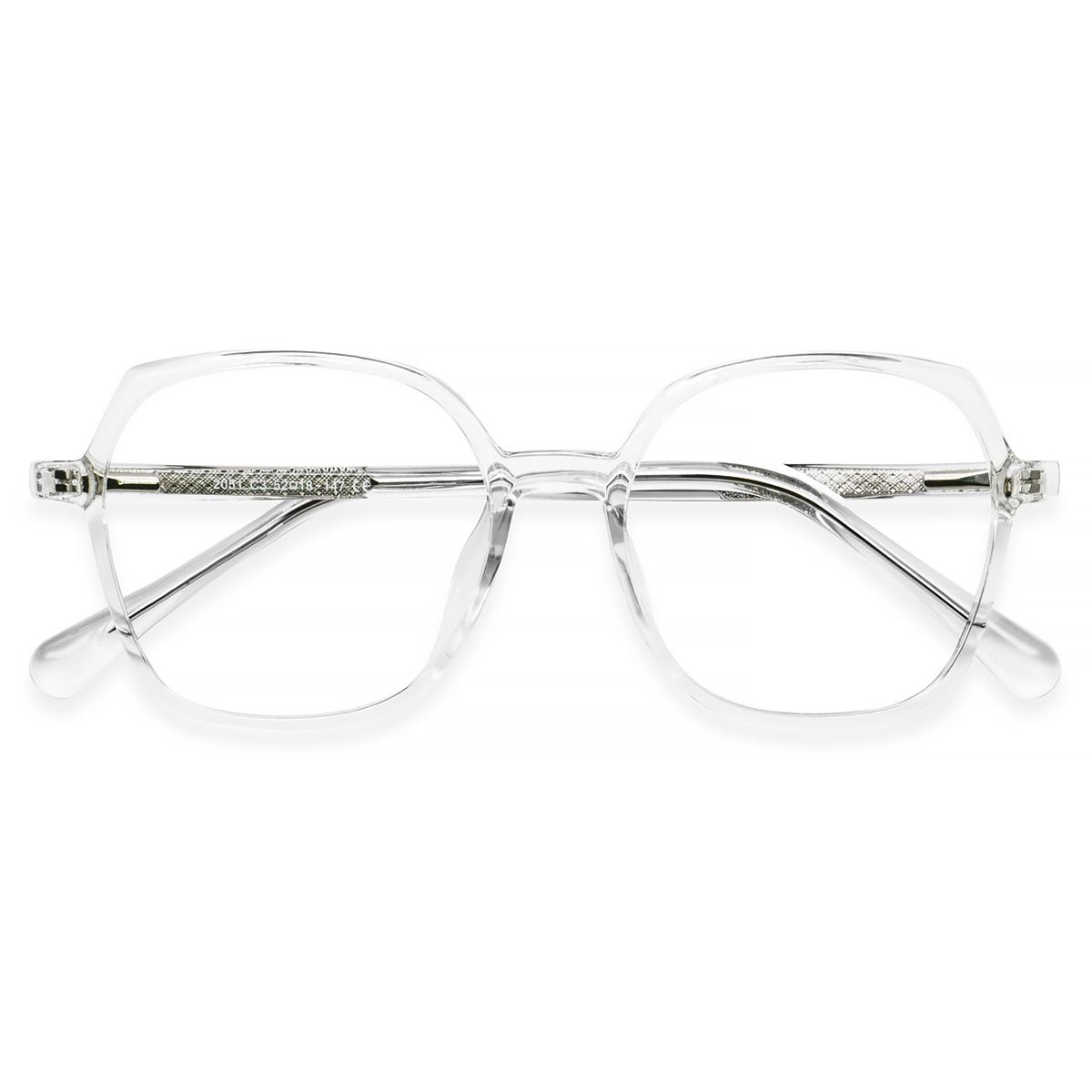 W2051 Round Clear Eyeglasses Frames | Leoptique