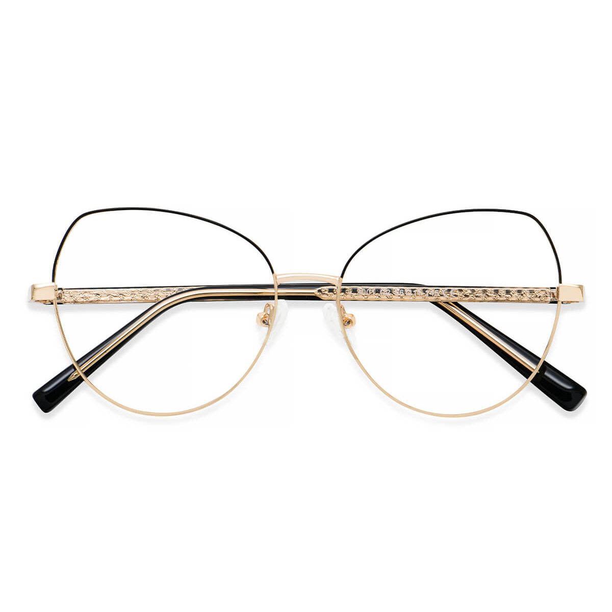 W3001 Round Black Eyeglasses Frames | Leoptique