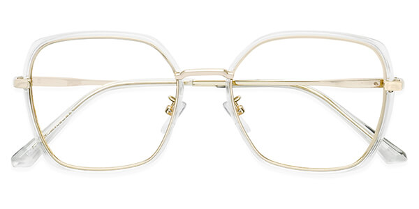95583 Square Clear Eyeglasses Frames | Leoptique