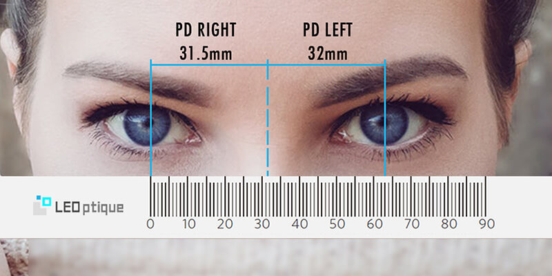 Pupillary distance on glasses online