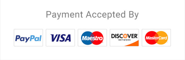 PAYMENT ACCEPTED BY PAYPAL VISA MAESTRO DISCOVER MASTERCARD Payment Accepted By PayPal VISA @ Dlsg 