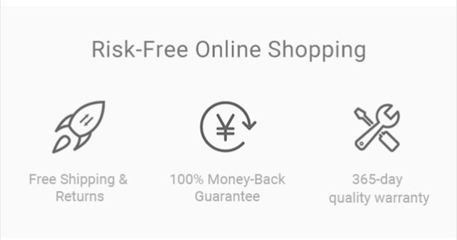 RISK-FREE ONLINE SHIPPING 